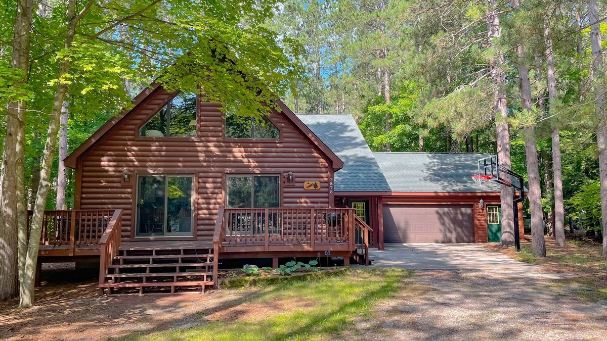Thompsonville House | Resort home with private indoor hot tub, game room, firepit, bikes, Ping-Pong