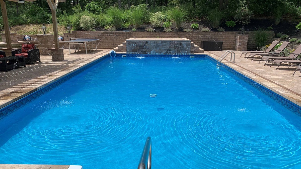 Hampton Bays House | Resort like Backyard-Pool, Putting green, Outside Kitchen, Fire Pit, Bar, Lounge