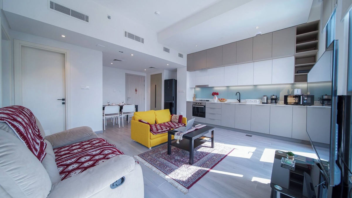 Dubai Production City Apartment | Resort-Style Awesome 1 BHK Smart Home