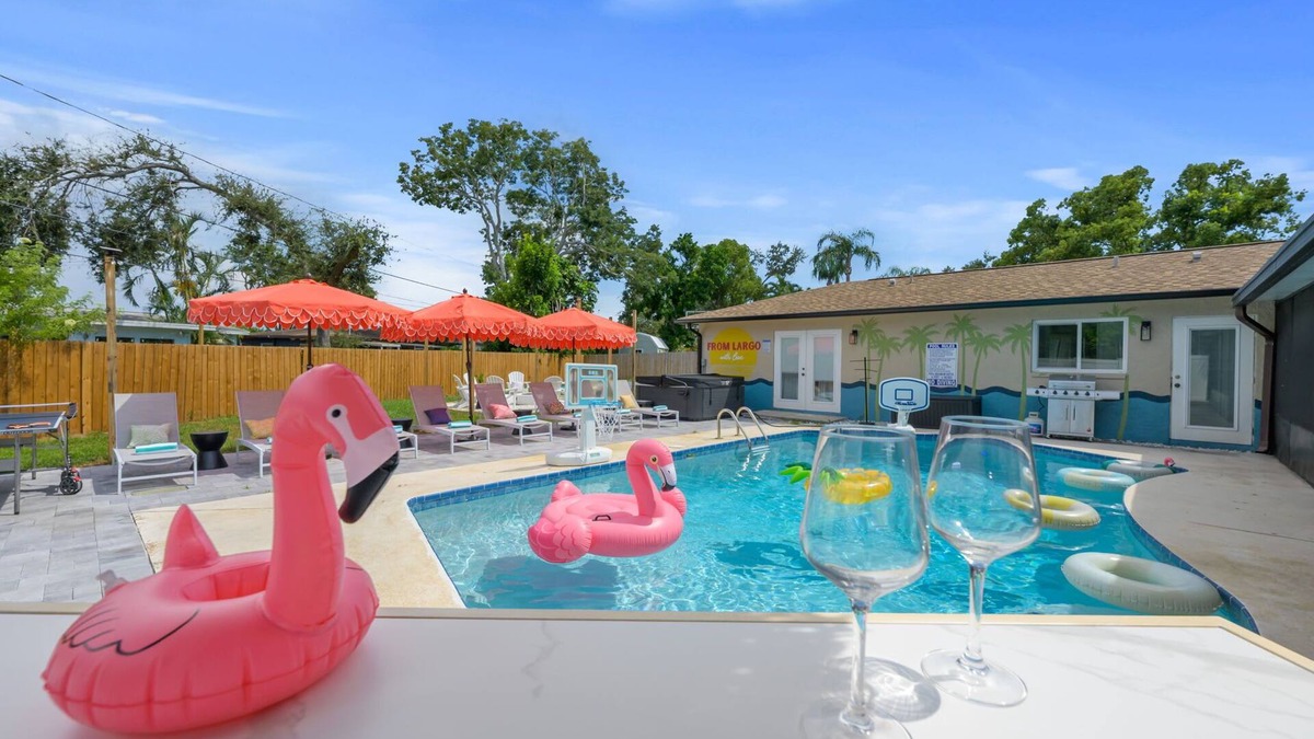 Walsingham House | Resort Style Backyard Pool Movie & Game Room