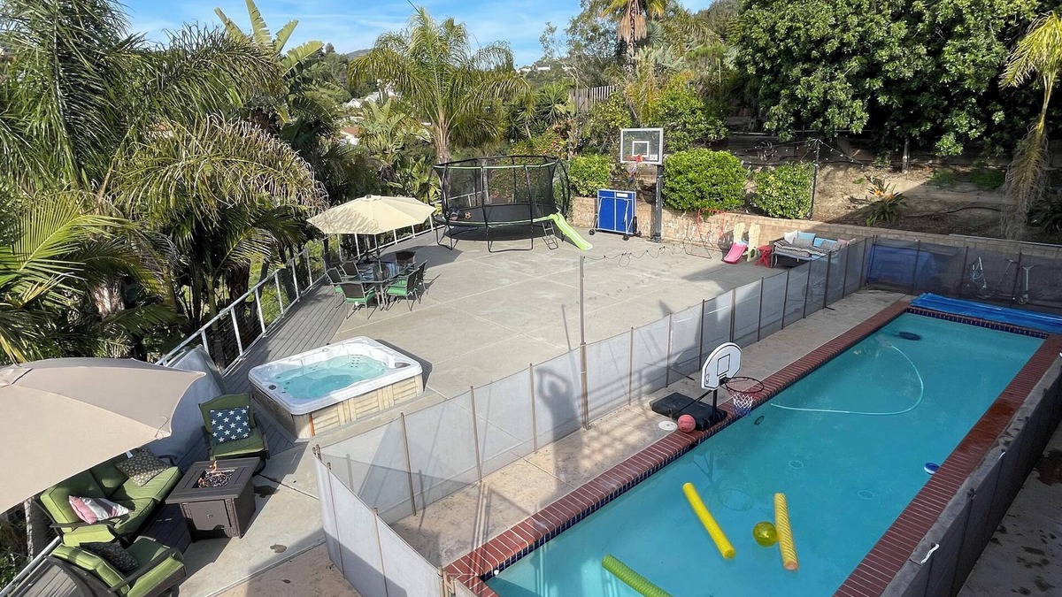 Allied Gardens House | Resort-Style Home for Families: Pool, Theater, Arcade, Hot Tub, Central location