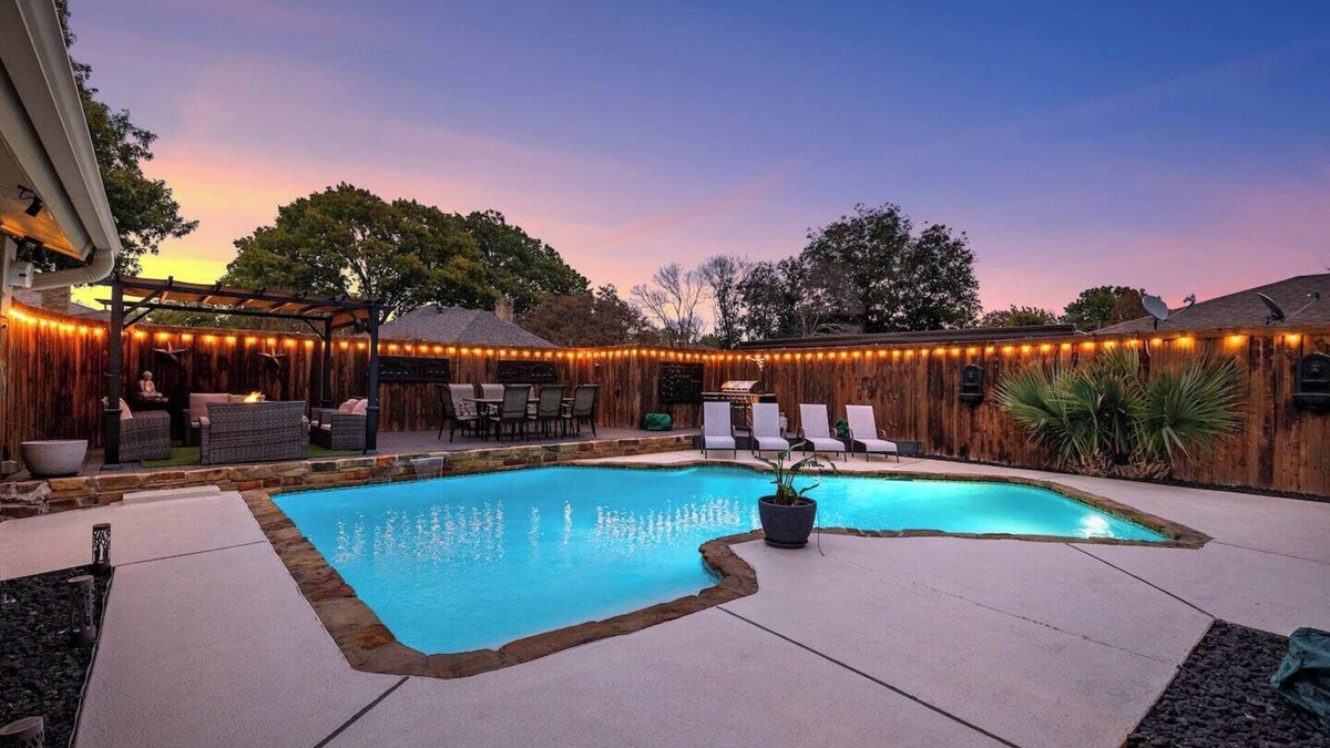 Richardson House | Resort-Style Pool House with Hot Tub and Game Room
