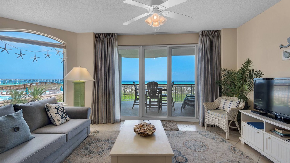 Sugar Beach Condo | Rest-A-Shore - Clean and Spacious - Gulf Front with Pool