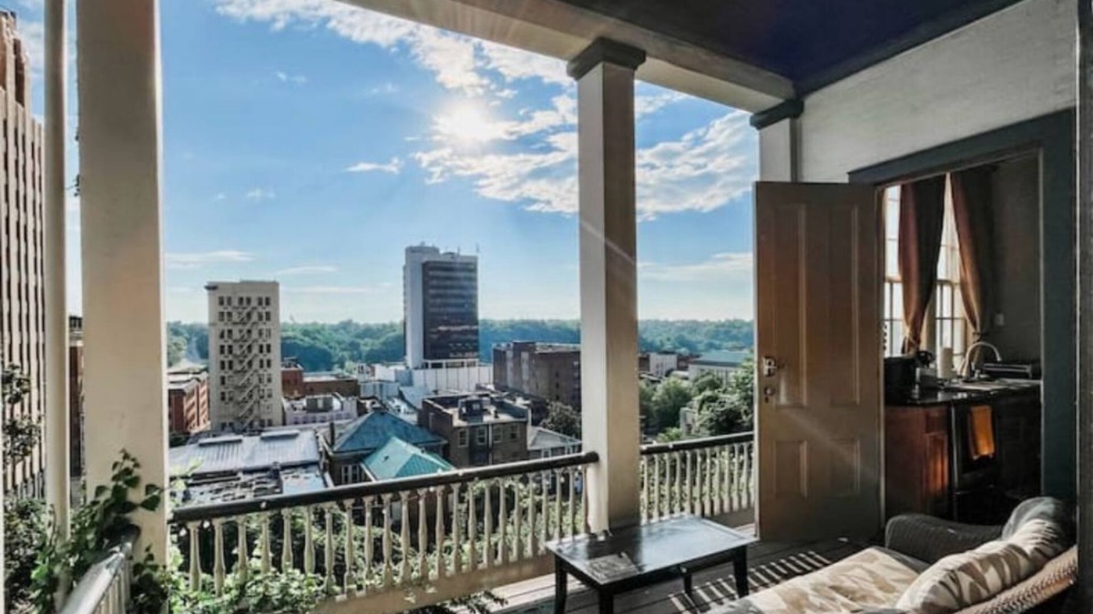 Court House Hill Condo | Restored Downtown Historic Mansion with Private Balcony