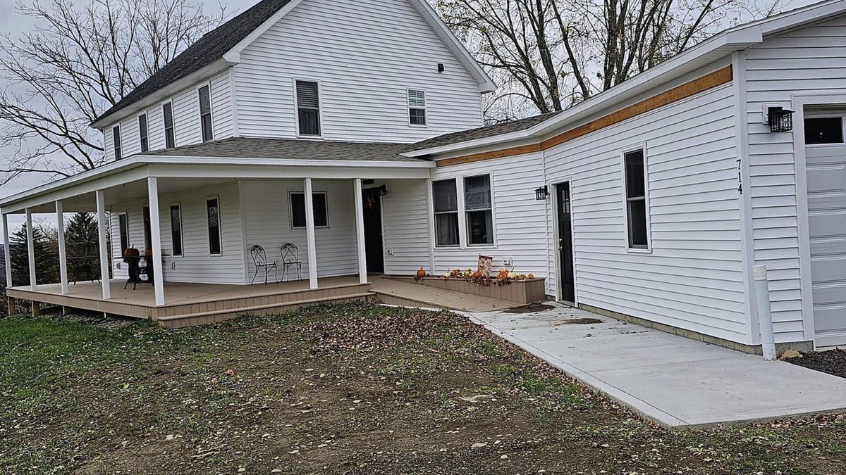 Homer Other | Restored farmhouse at our alpaca farm in the Finger Lakes region of New York.