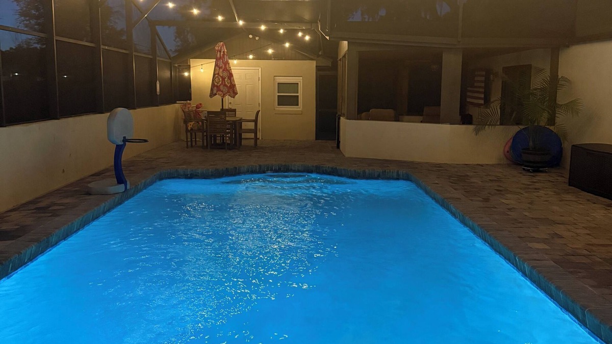 Sanford House | Retreat at Sanford Riverwalk-4 BR 3 BA Heated Salt H2O-Pool Home and Fenced Yard