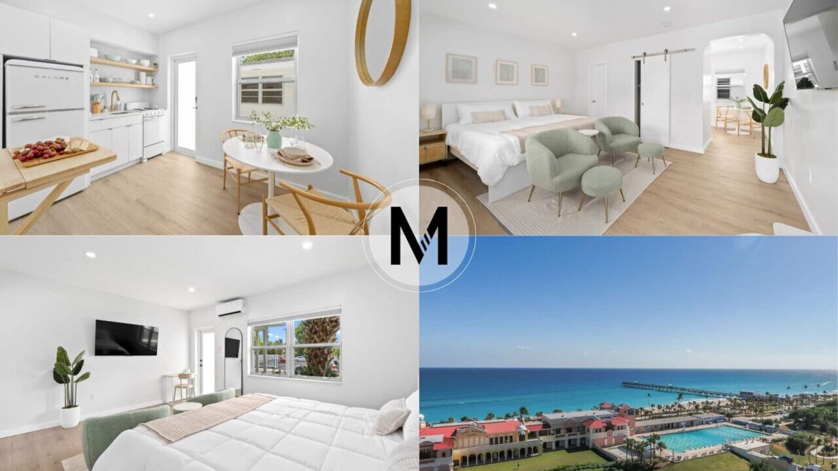 Parrot Cove Apartment | Retro Modern vibes ! King Bed Near beach ! Villa 9