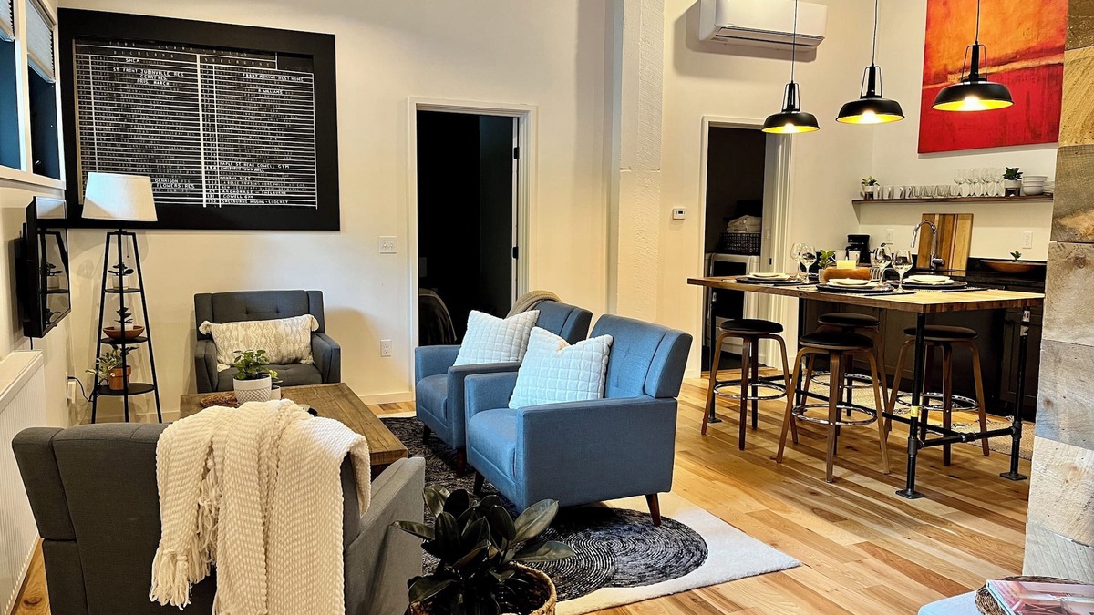 Shelburne Falls Apartment | Revitalized Firehouse Retreat in Downtown Shelburne Falls. Walk to Everything!