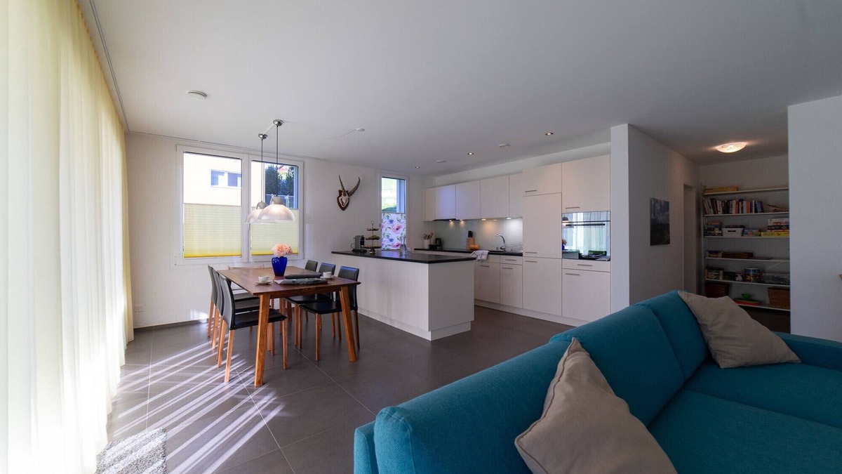 Wildhaus Apartment | Rietgarten - 4.5-room garden flat with mountain view