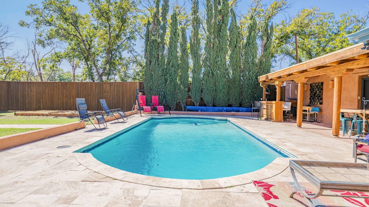 Midland House | Right At Home-Midland Adobe Compound with Pool and Fire Pits and Billiards
