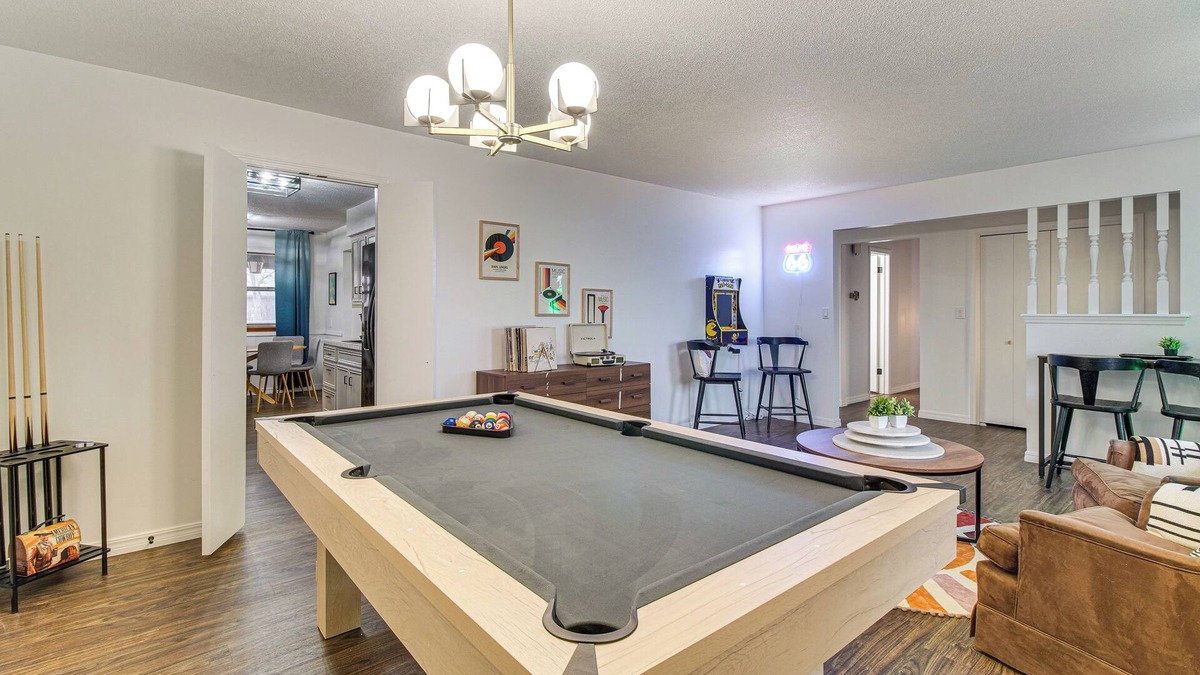 Vinita House | Right Off Route 66: Retro Vinita Home w/Game Room