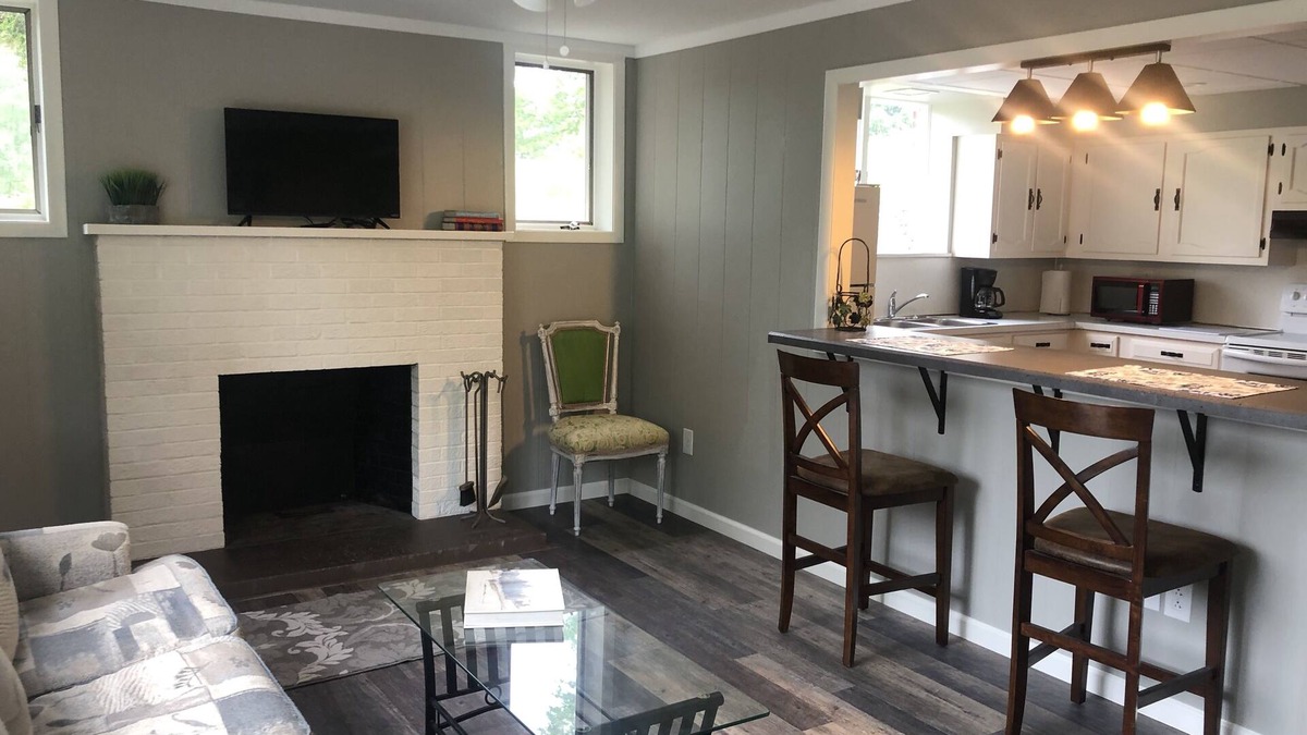 Chautauqua Apartment | Right outside the gates of Chautauqua Institution. Pet friendly!
