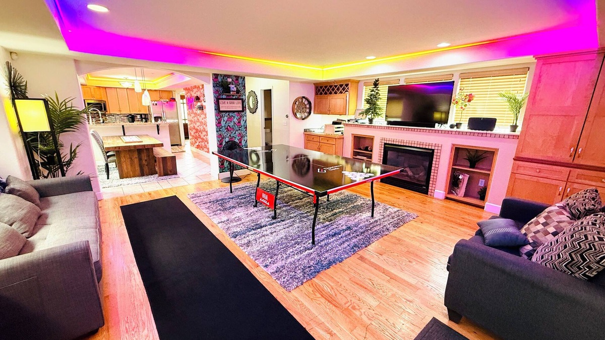Curtis Park House | RiNo Party Palace: Hot Tub, Game Room, Theater Area— Your Downtown FUN HQ!