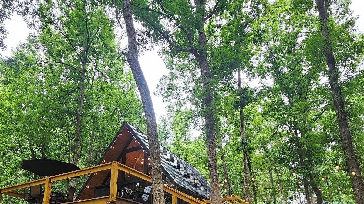 Dewy Rose Cabin | River cabin nPrivate, Scenic A-frame,Nigerian dwarf goats n