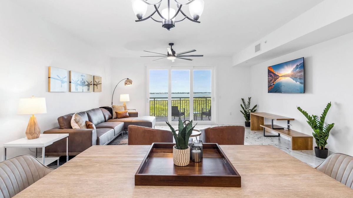 Merritt Island Condo | RIVER FLY IN: Coastal Penthouse, Panoramic Views