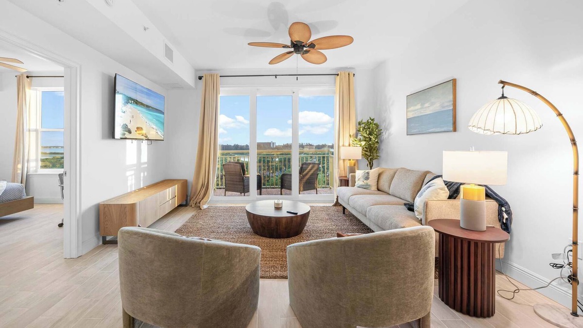 Merritt Island Condo | RIVER FLY IN: The Meritt, River & Runway View