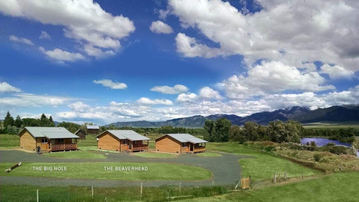 Silver Star Cabin | River Rest Luxury Cabin - The Beaverhead. Beautiful River and Mountain Views!