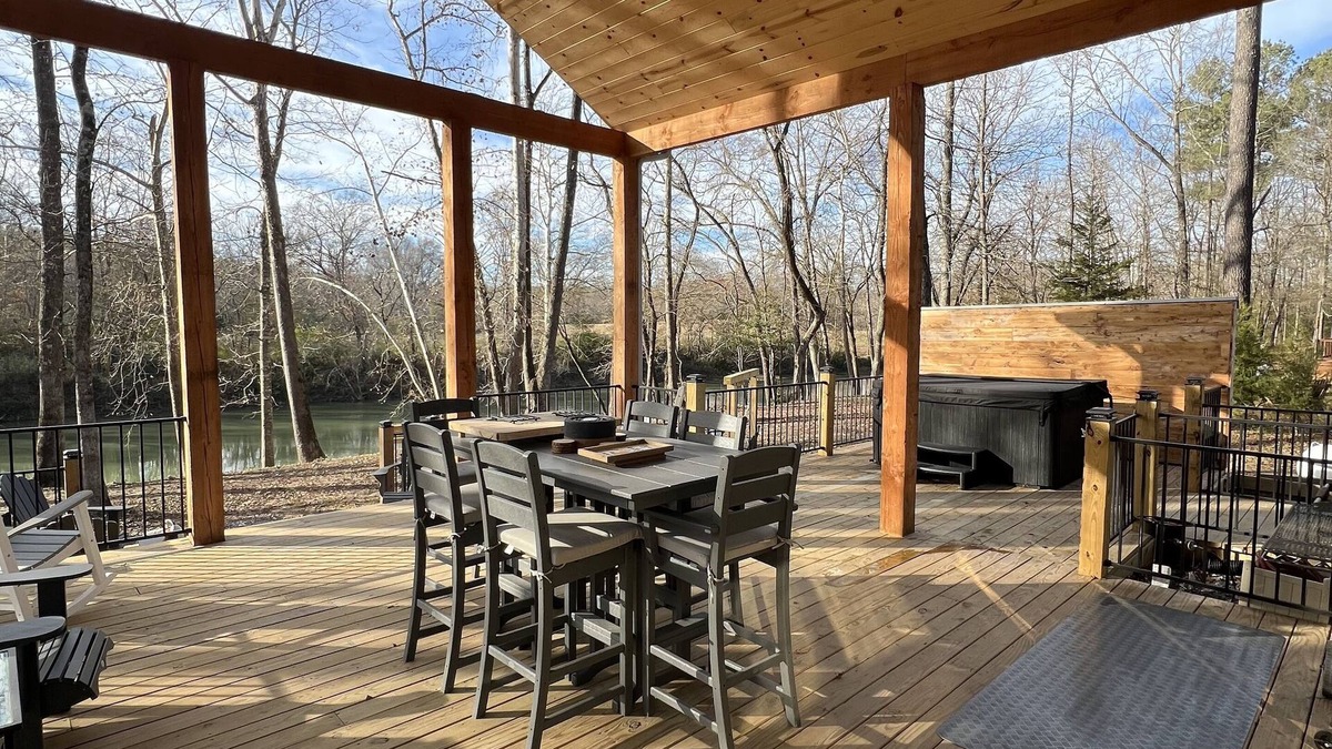 Smithville Cabin | Riverfront Cabin w/Hot Tub. 30 Miles N of Broken Bow Lake. New High speed Wifi
