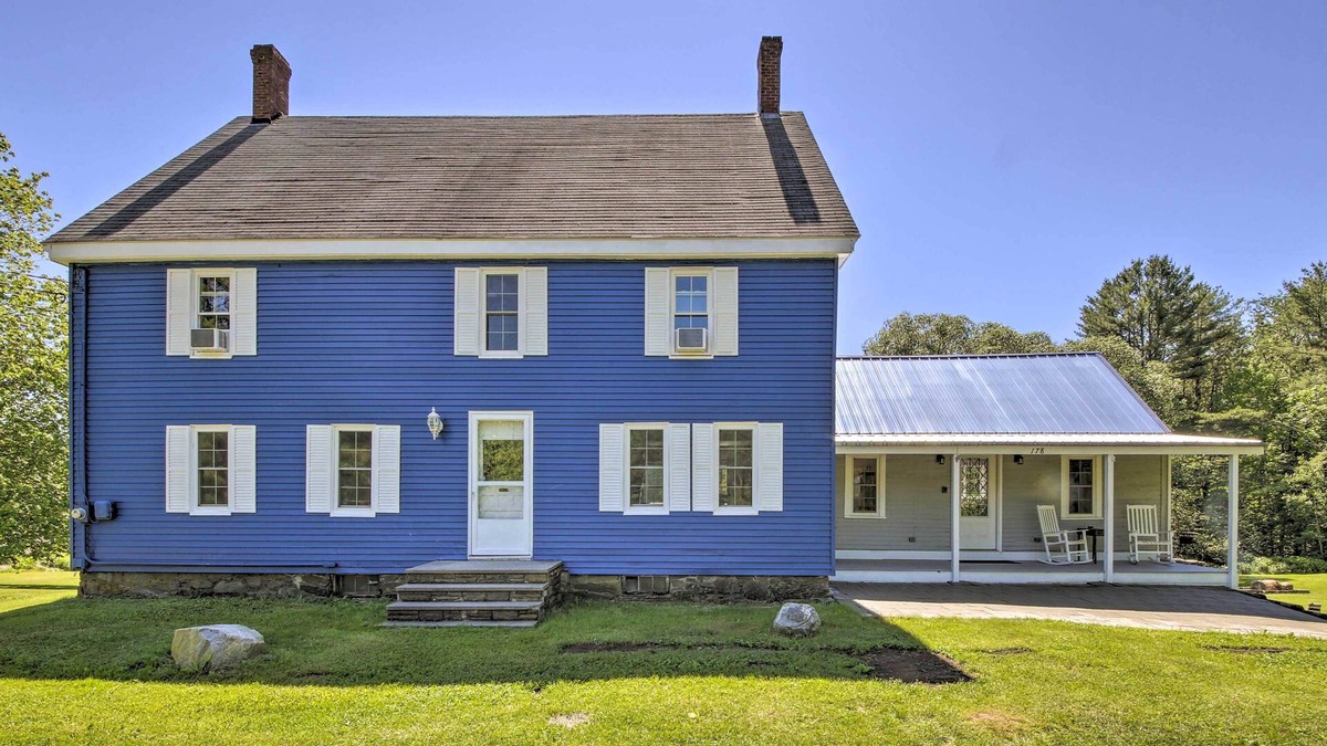 Wiscasset House | Riverfront Coastal Escape with Deep Water Dock!