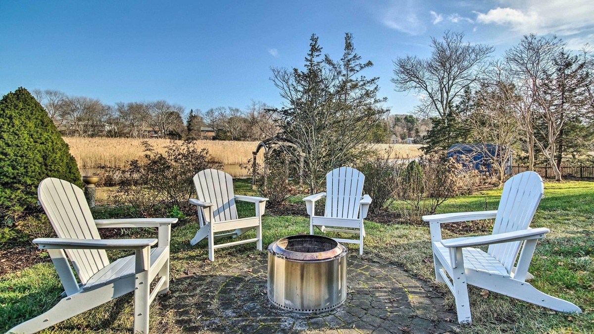 Kingston House | Riverfront Kingston Home w/ Deck & Fire Pit!
