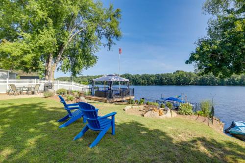 Manchester House | Riverfront New Hampshire Cottage with Boat Dock