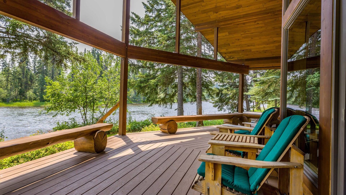 Bigfork House | Riverfront property on the Swan River w/A/C, fireplace & fire pit - Swan River Retreat
