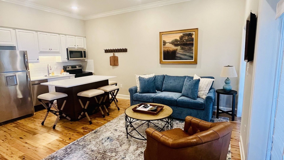 Historic Downtown Apalachicola Condo | Riverfront Suite #309 at Water Street Hotel in Apalachicola