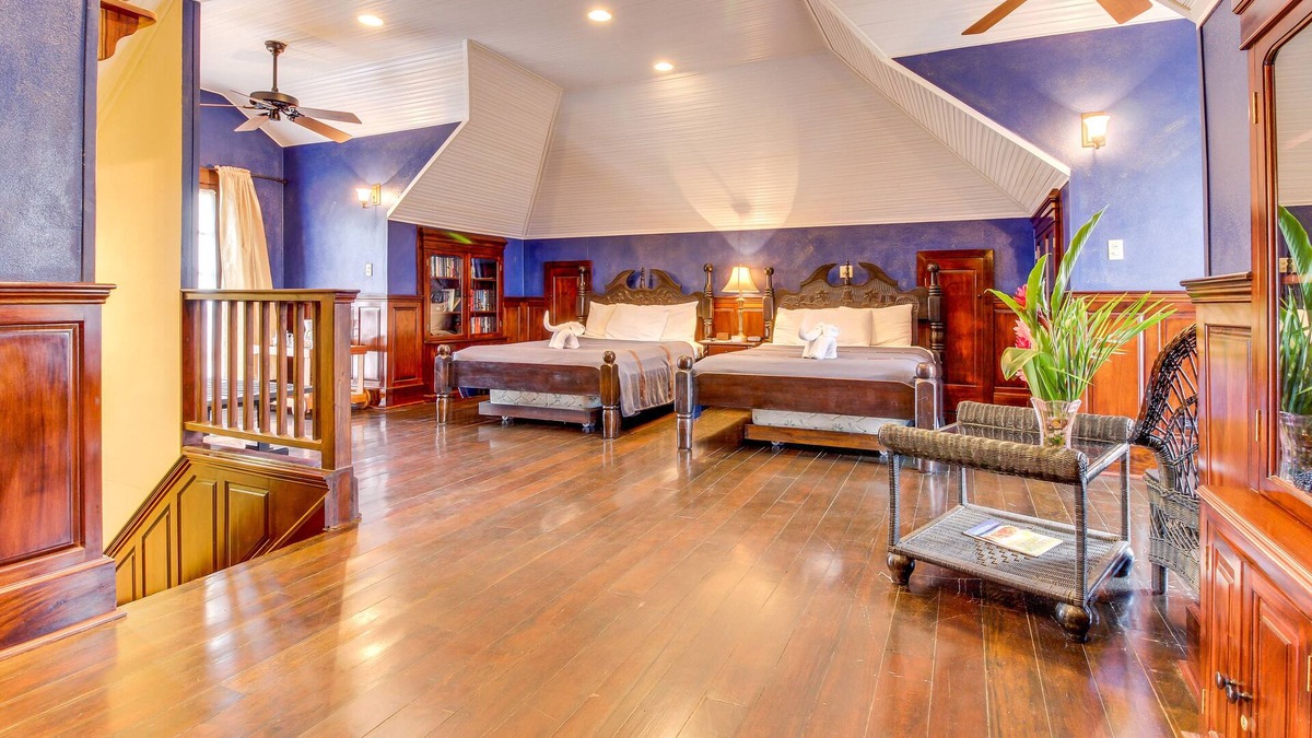 Bullet Tree Falls Apartment | Riverfront Suite with Balcony, WiFi, AC, Infinity Pool & Forest View