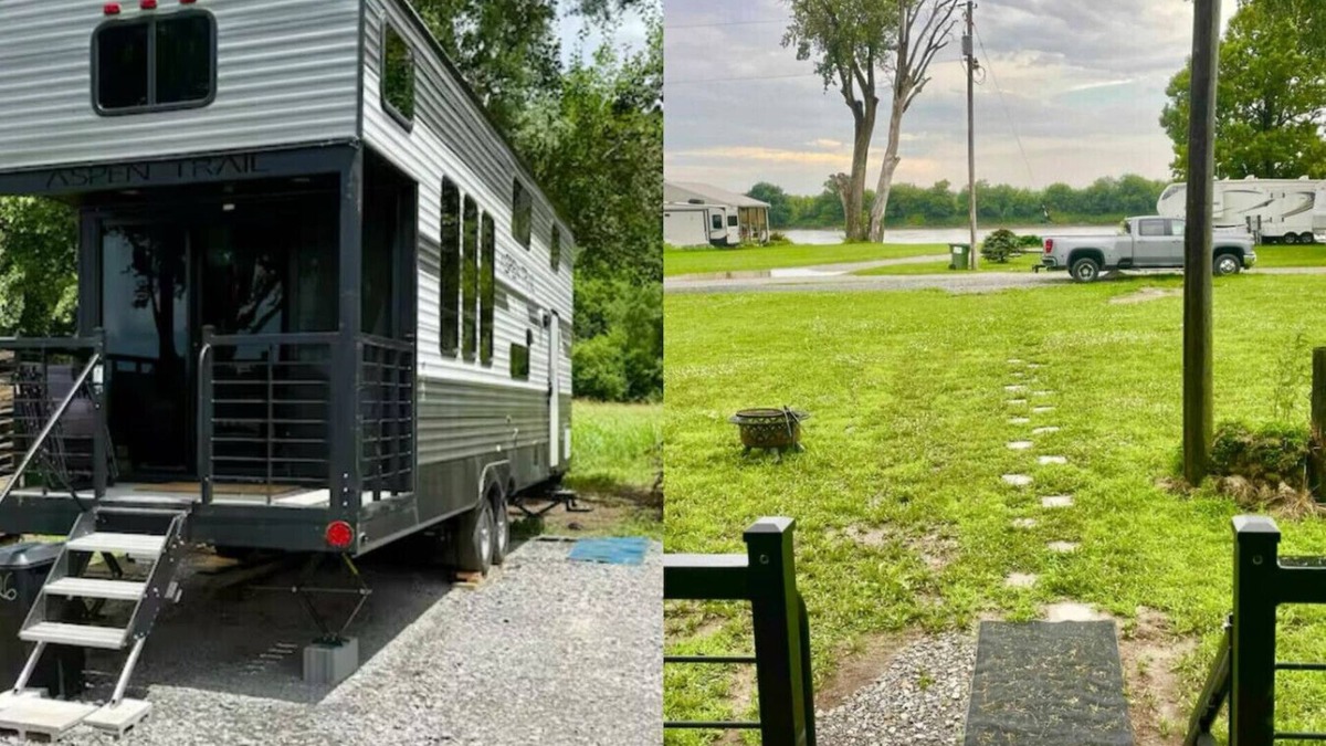 Buchanan County House | Riverfront Tiny Home 3 bed w/Privacy and a View!