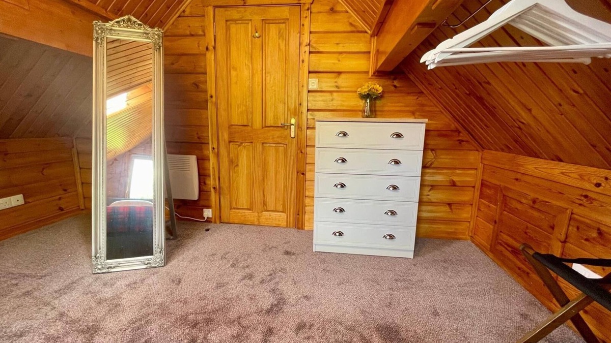 Aberchirder Cabin | Riverside Lodge—3-Bed Retreat in AberdeenshirenCozy, scenic, and peaceful.