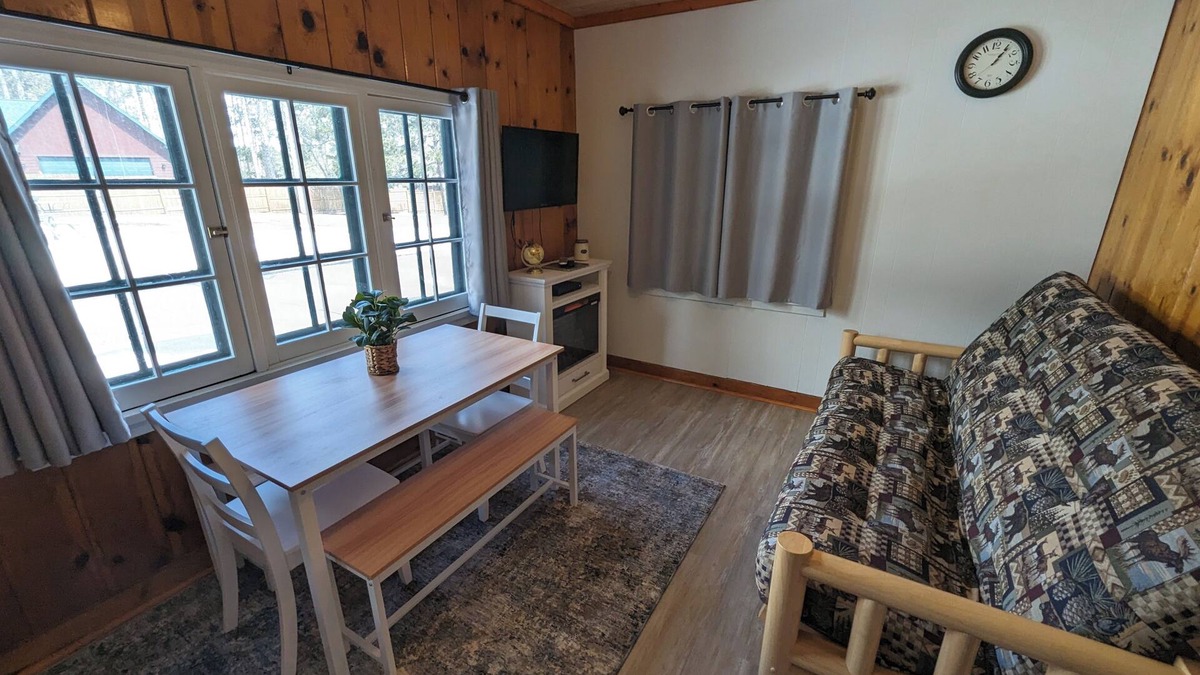 Park Rapids Cabin | Riverside Point Resort #3 | 2 Bed, 1 Bath