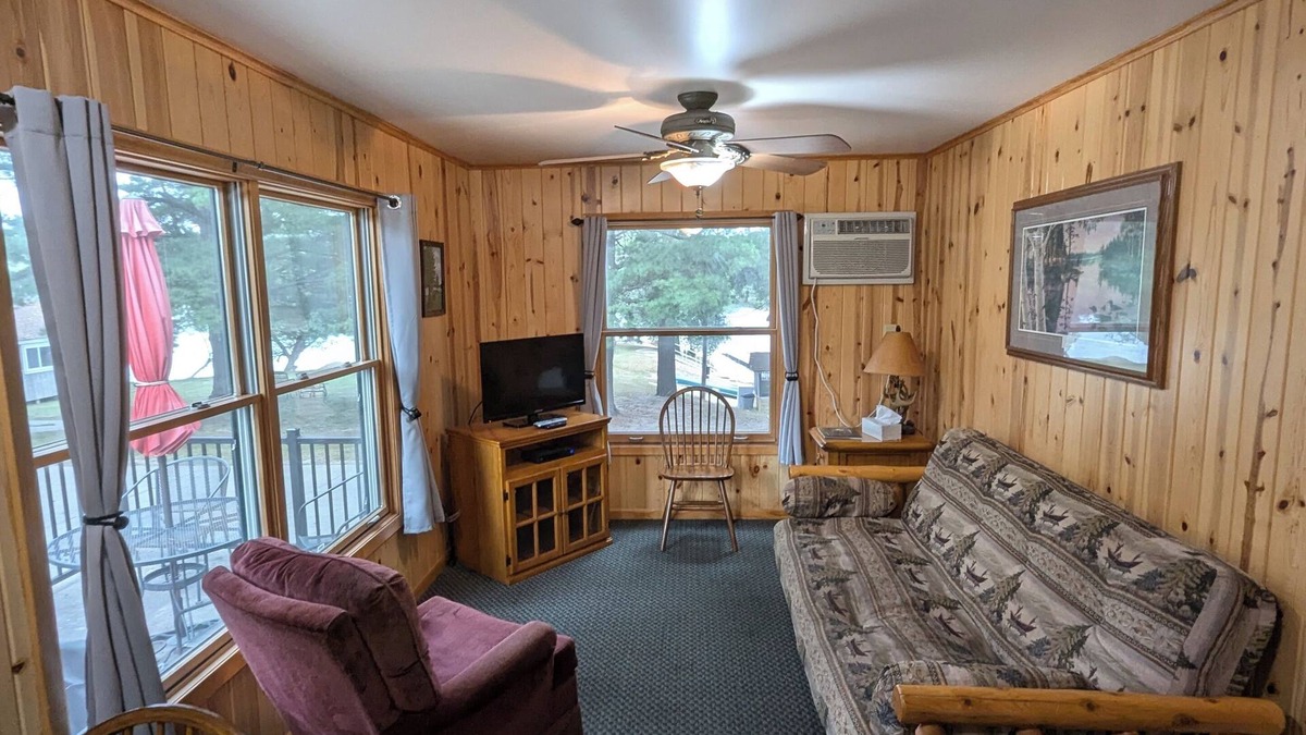 Park Rapids Cabin | Riverside Point Resort #7 | 2 Bed, 1 Bath