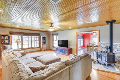 Milam County House | Riverside Texas Retreat with Wraparound Porch!