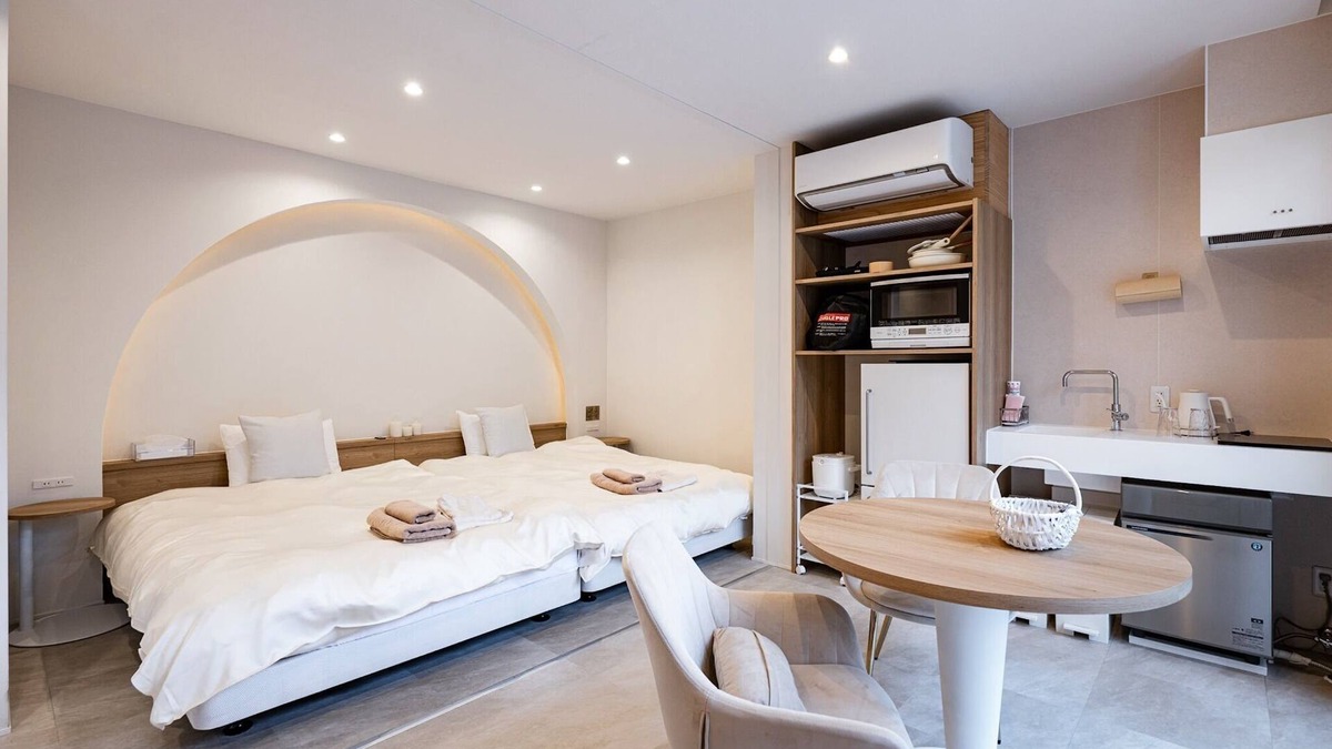Tozawa Cottage | RMOGAMI B Type RoomTwo Double Beds OpenAir Bathtub Private Sauna/Mogami-gun Yamagata
