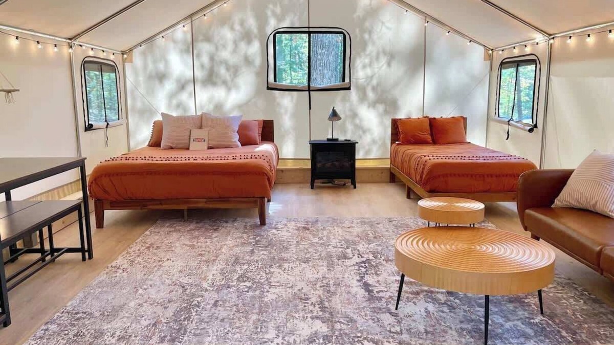 Zoe RV Rental | Robin's Nest-Lux Camping Tent in the Gorge️