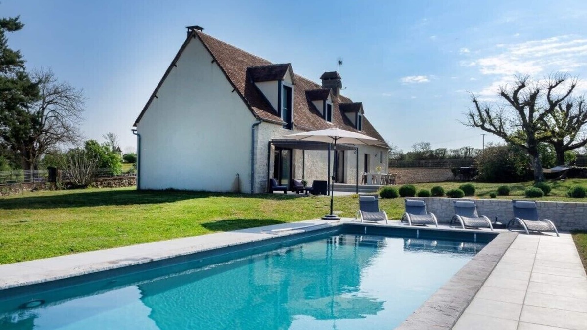 Couzou House | Rocamadour, beautiful authentic home with large garden and private swimming pool
