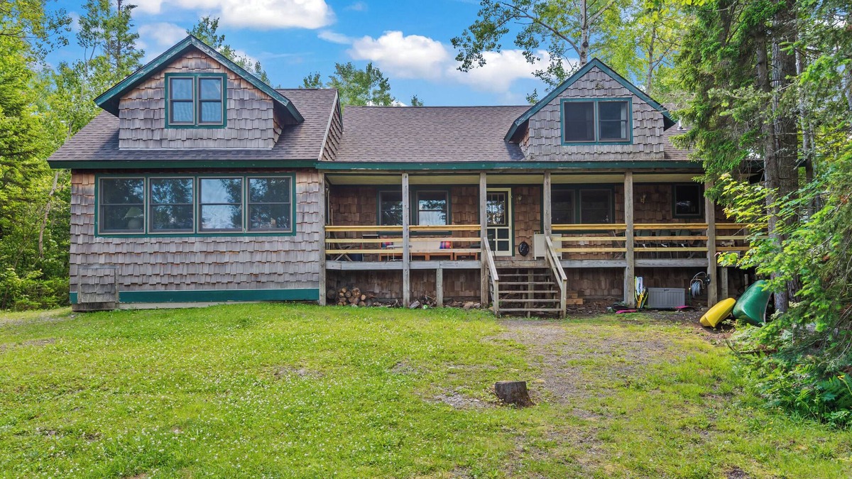 Rangeley Plantation House | Rock Hopper on Mooselookmeguntic Lake with beach, pet friendly!