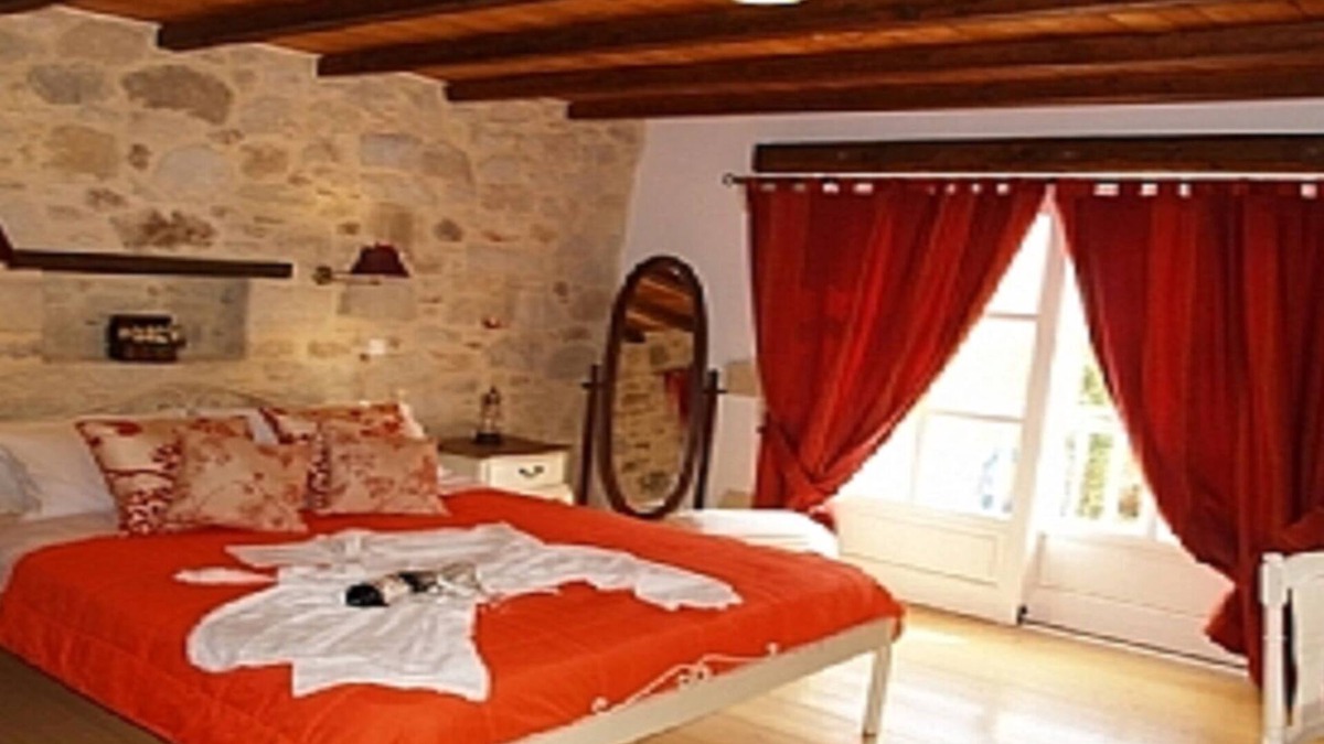Platanias Town Villa | Rock House's Villa Melody (2 Bedrooms, Sleeps 4) with private garden and pool.