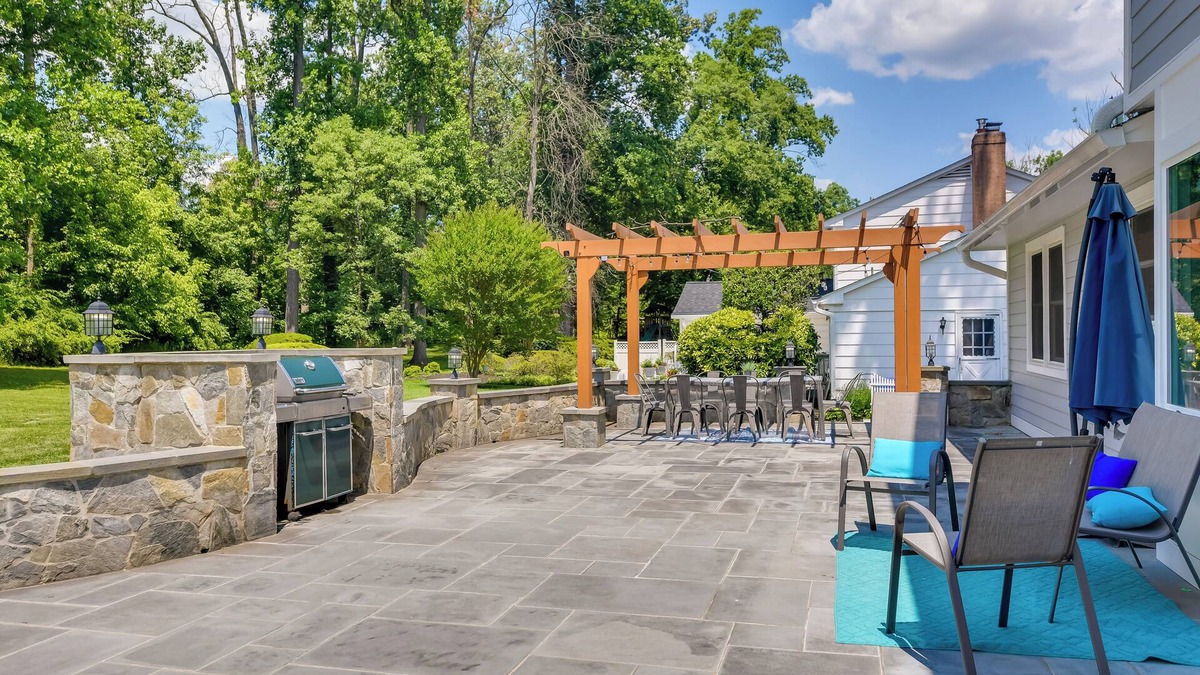 Aspen Hill House | Rockville Home: Patio Oasis, Fireplace, Near DC!