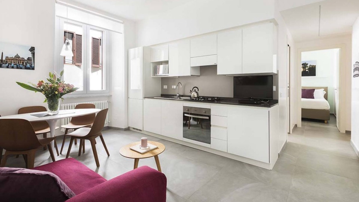 Rione XVI Ludovisi Apartment | ROMAC Villa Borghese Modern 3-bedroom