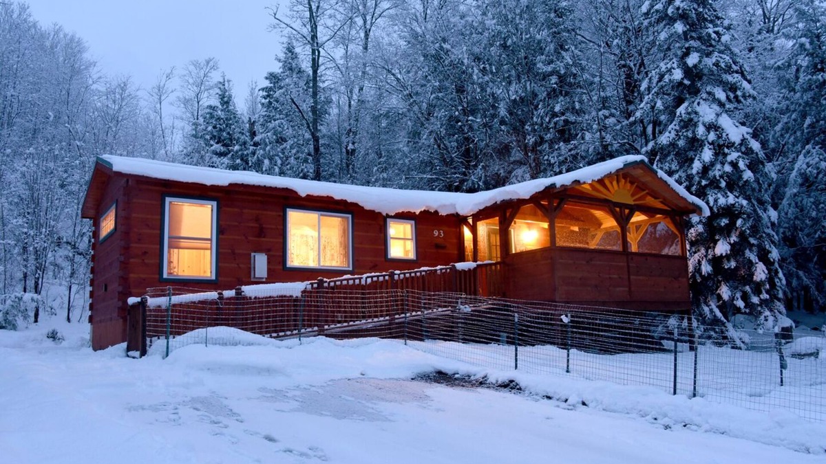 Saranac Lake Cabin | Romantic Adirondack Cabin with Gorgeous Lake and Mountain Views