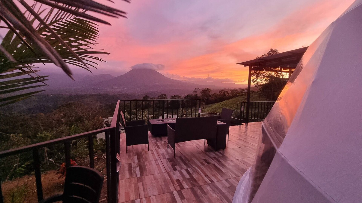 Monterrey Cottage | Romantic Domes With Breathtaking Views of Arenal Volcano