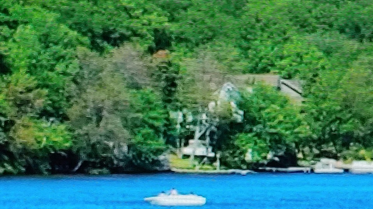 Lake Harmony Resort | Romantic getaway- hot tub and fireplace with a picturesque view of Lake Harmony!