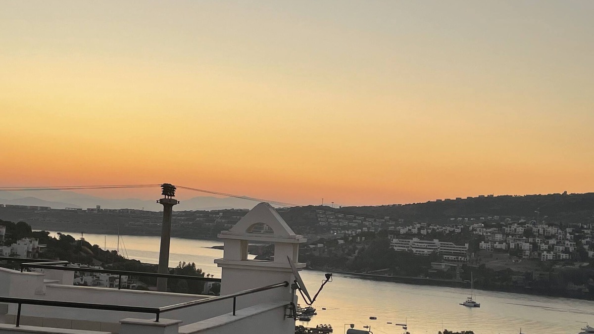 Gundogan House | Romantic hillside villa with stunning views, community beach and pool