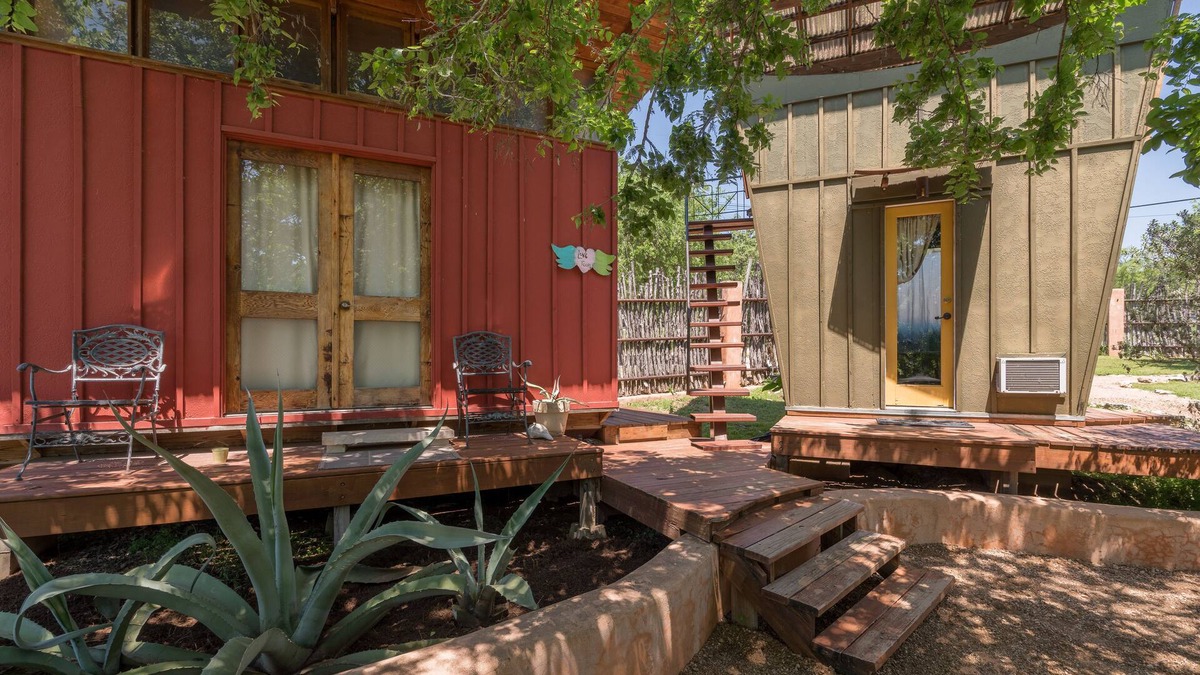 Spicewood Cabin | Romantic Lakefront Cabin on Magical Retreat Property: Massage, Kayaks, SUP, Yoga