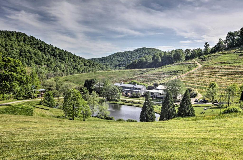 Faber House | Romantic Log Cabin Escape on Delfosse Winery!
