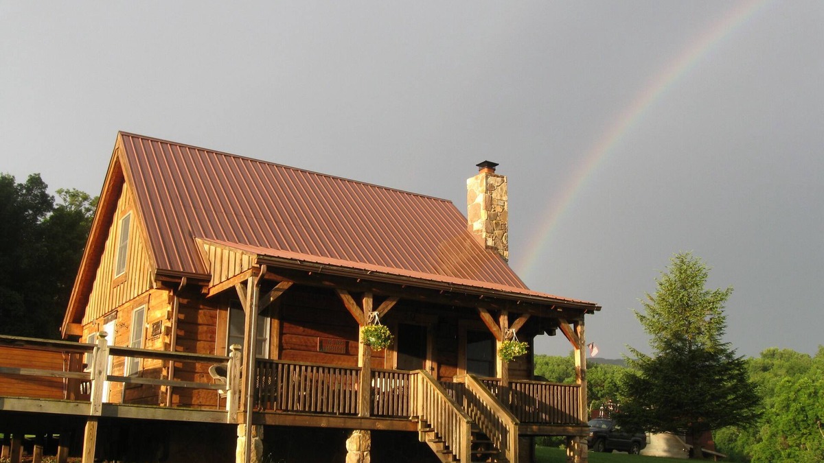 Dryfork Cabin | Romantic Mt. Get-away~ 'Sunset cabin' has spectacular Mountain & Sunset views!
