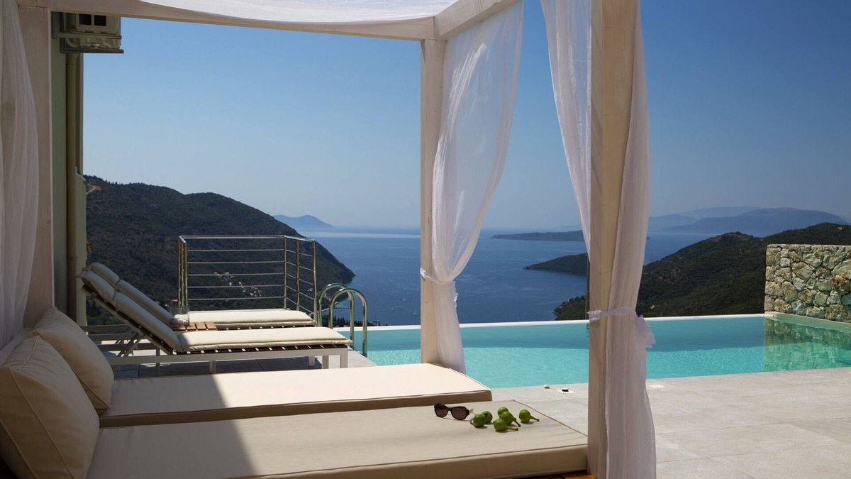 Fternon Villa | Romantic Villa Gialos over Mikros Gialos