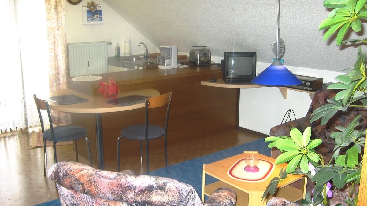Steinwiesen Apartment | Romantische Mehrsternkomfortwohnung mit Balkon, voll ausgestattete Küchenzeile