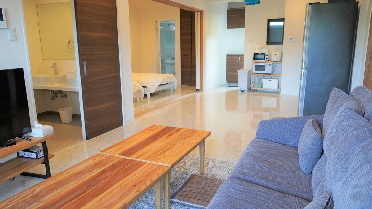 Sakimotobu Apartment | Room 201 Up to 8 people An open condominium As / Kunigami-gun Okinawa